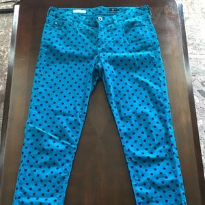 Anthropologie polka dot corduroys, size 30R